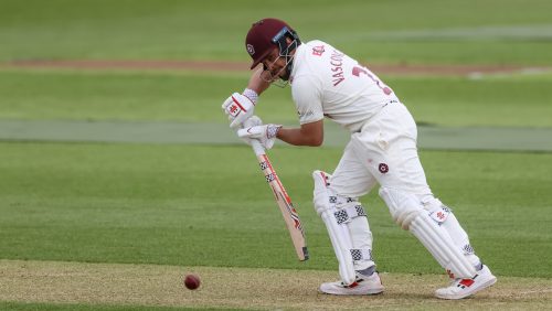 Ricardo Vasconcelos hit a magnificent unbeaten 166, his ninth first-class century and his first in two years, as he indulged his liking for Glamorgan’s bowlers on day two of this Vitality County Championship match at Wantage Road.
