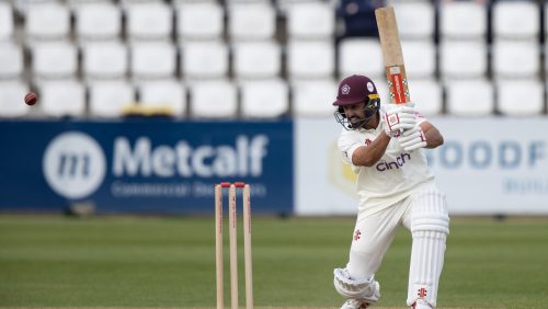 Karun Nair’s majestic unbeaten double hundred propelled Northamptonshire into a strong position to push for victory in their Vitality County Championship Division Two battle against Glamorgan.